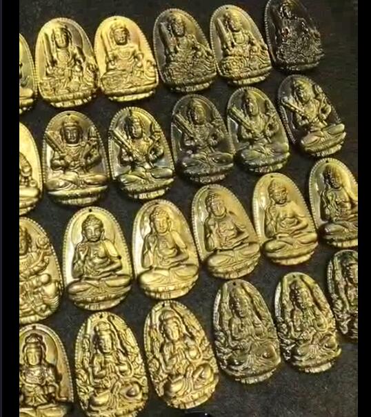 天然的金曜石本命佛，招财辟邪的灵宝